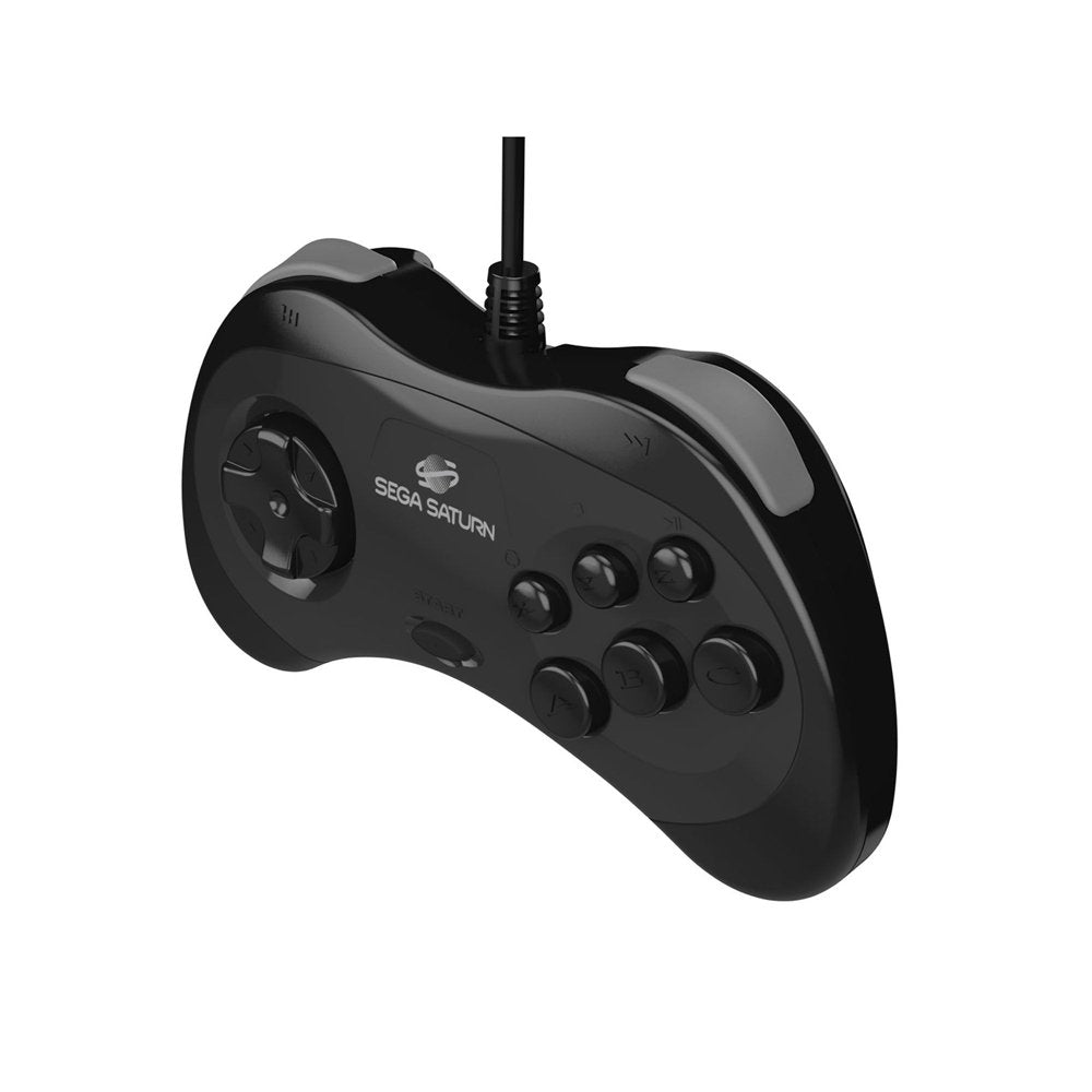 新品】SEGA Saturn Wired USB Control Pad Model 2 Black（正規輸入品