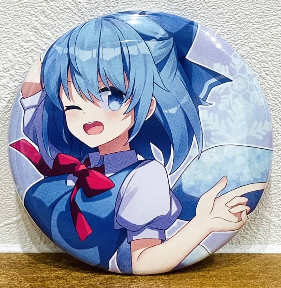 新品】東方Project 57㎜缶バッジ 安全ピンタイプ チルノ1 / ハチワレ