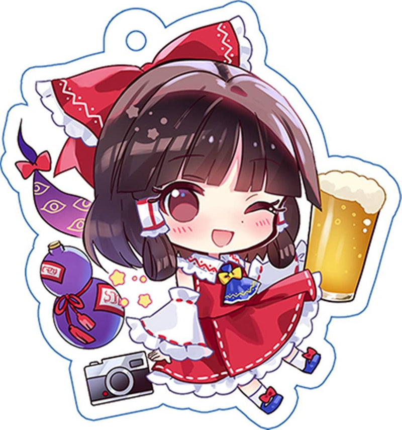 【新品】宵酔い東方地霊殿キーホルダー／霊夢 / つたささ 発売日:2024年05月頃