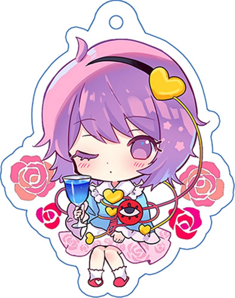 新品】宵酔い東方地霊殿キーホルダー／さとり / つたささ 発売日:2024