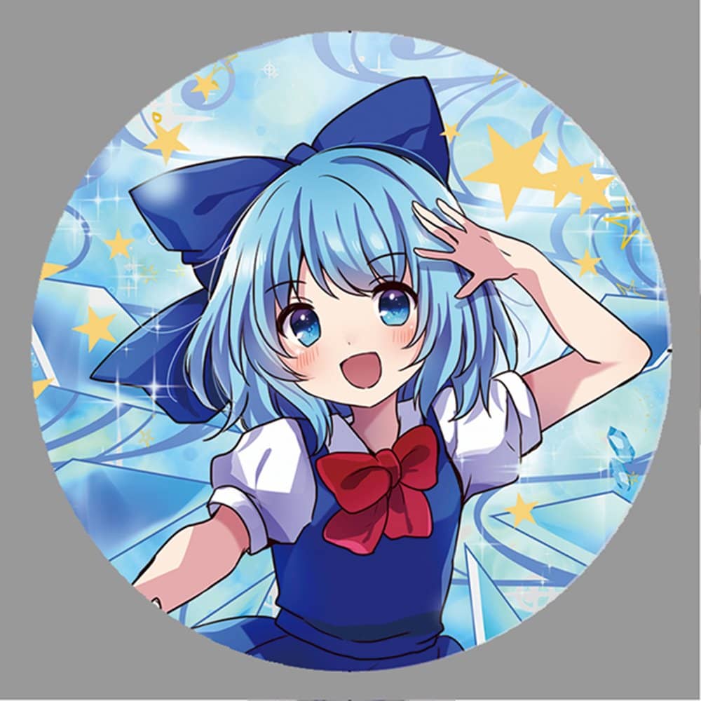 新品】東方project「チルノ11-2」ビッグ缶バッジ / ぱいそんきっど