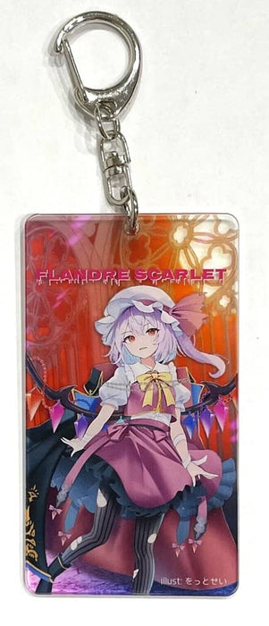 [New] Touhou Project Acrylic Keychain Flandre Scarlet w-1 / Hachiware Kid Release Date: Around August 2024