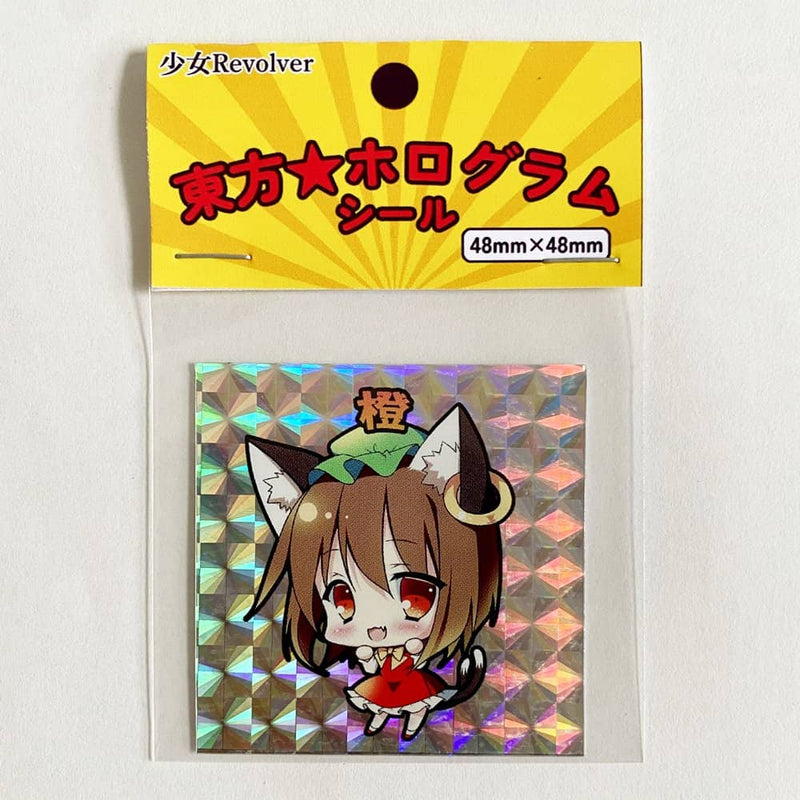 【New Product】Touhou Hologram Sticker Chen / Shoujo Revolver Release Date: Around July 2024