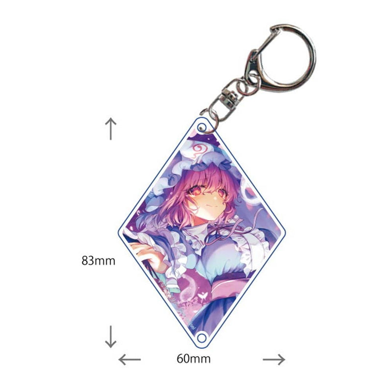 【新品】東方Project アクキー_幽々子(sekisei2-1)202409 / すなめりドリル 発売日:2024年10月頃