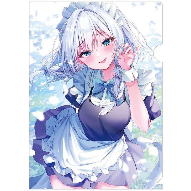 【新品】東方Project クリアファイル_咲夜(子野日)202409 / すなめりドリル 発売日:2024年10月頃