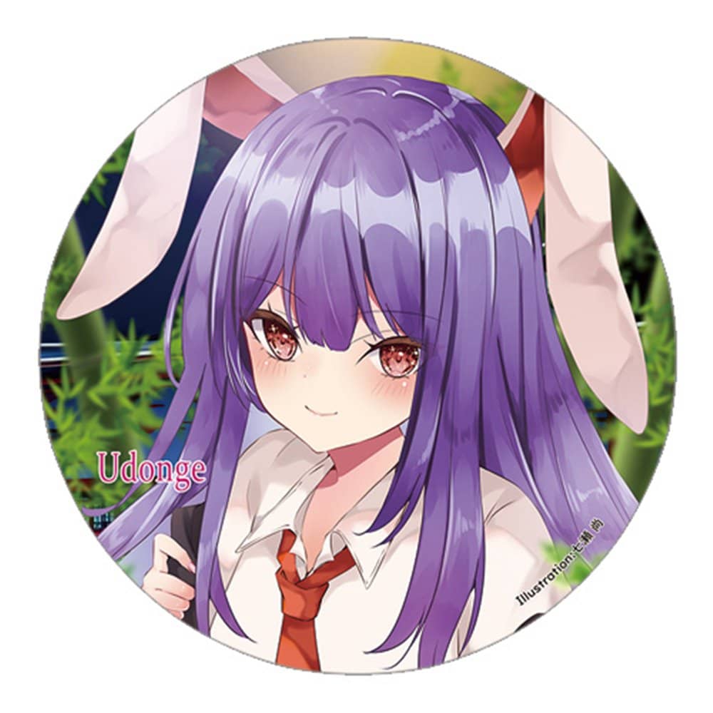 東方project バッジ　4個 すってんうどんげ　鈴仙　八雲 新品】東方Project 缶バッジ_うどんげ(七瀬)202409 / すなめりドリル