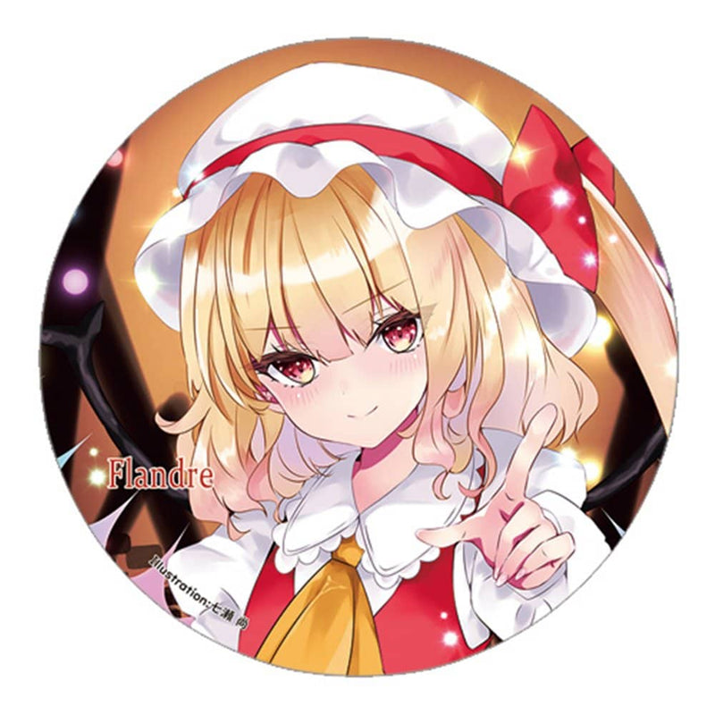 【新品】東方Project 缶バッジ_フラン(七瀬)202409 / すなめりドリル 発売日:2024年10月頃