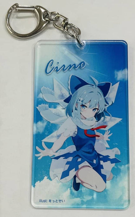 [New] Touhou Project Acrylic Key Ring Cirno w-1 / Hachiware Kid Release date: approx. 2024/09