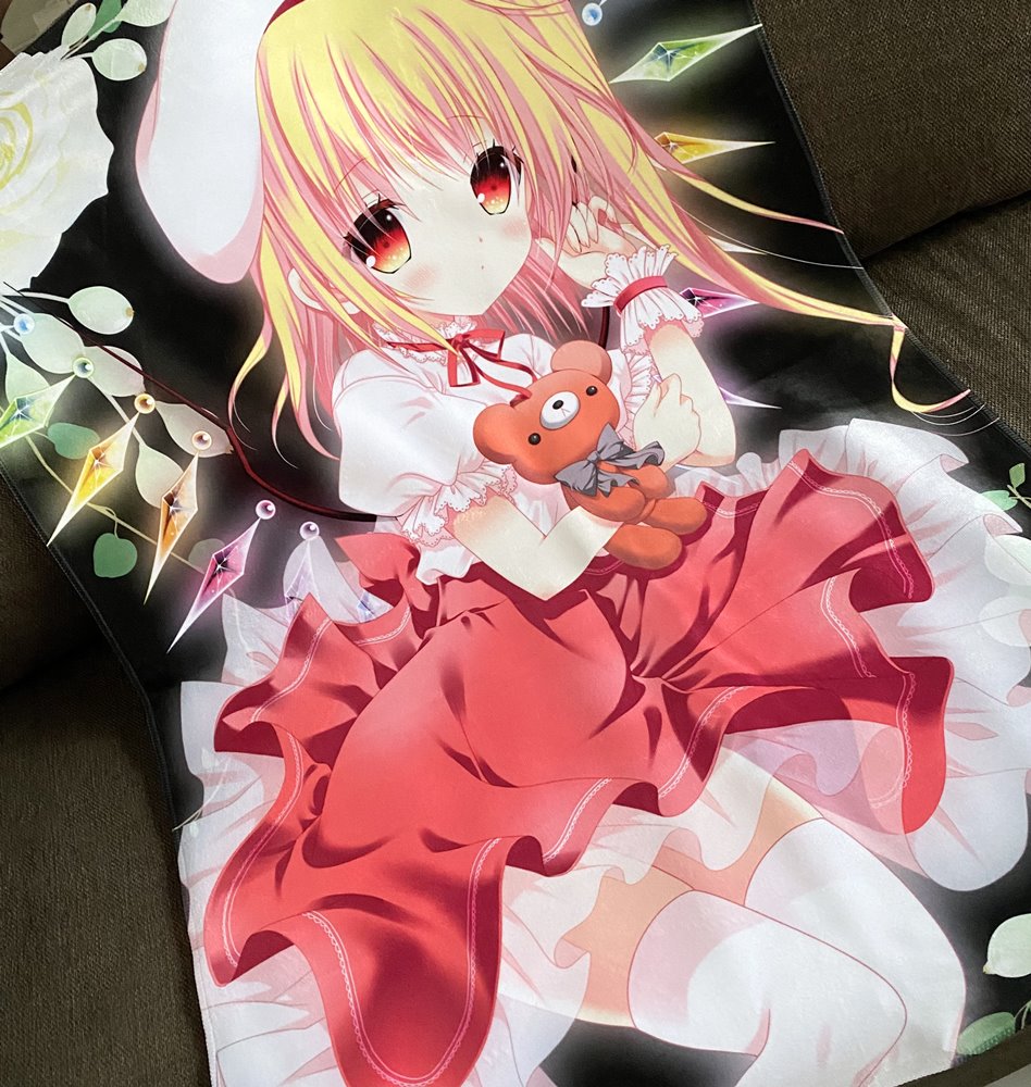 東方 フランドール・スカーレット ブランケット 新品】東方BIGブランケット【フランドール・スカーレット】 / 少女