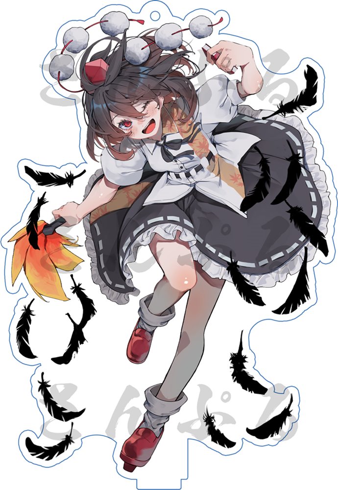 【新品】东方亚克力立牌／射命丸文 / 玉乃露 发售日:2024年10月左右