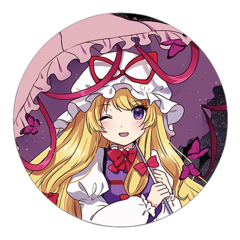新品】東方project「八雲 紫11-4」ビッグ缶バッジ / ぱいそんきっど