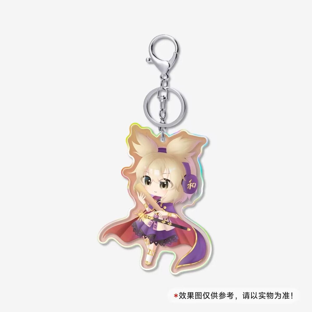 新品】豊聡耳神子レーザーバックアクリルキーホルダー / 離乳食専門家