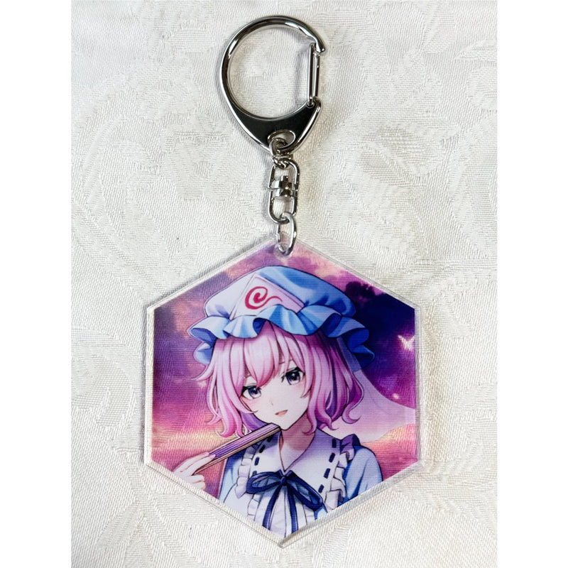 【新品】東方projectアクリルキーホルダー「西行寺幽々子」 / きっどているず 発売日:2024年11月頃
