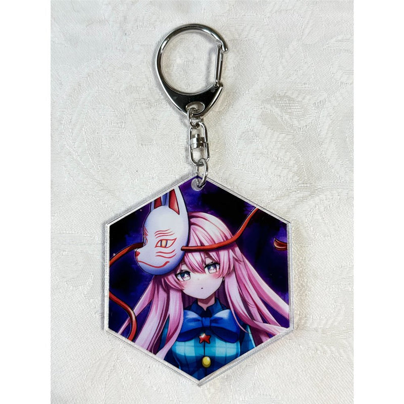 [New] Touhou Project Acrylic Keychain 'Hata Kokoro' / Kido Teiruzu Release date: approx. 2024 Nov.