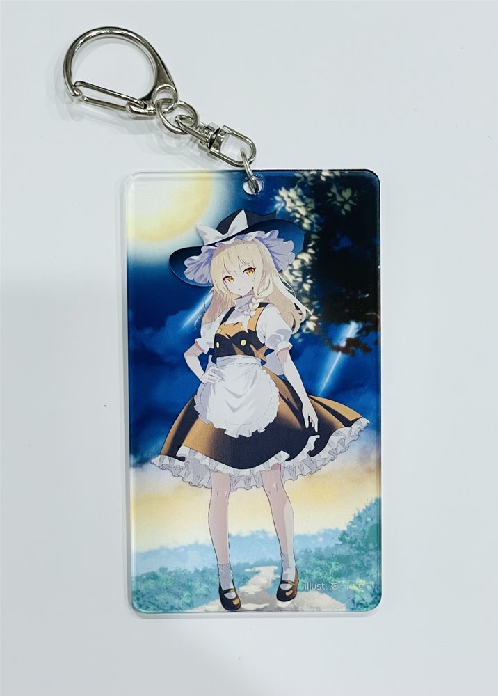 【新品】東方Project アクリルキーホルダー 霧雨魔理沙w-1 / ハチワレキッド 発売日:2024年12月頃