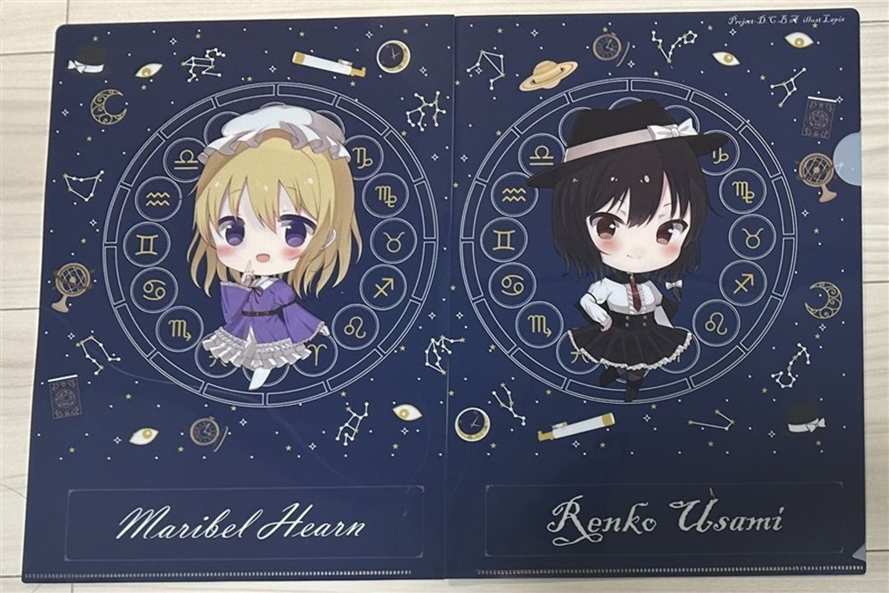 新品】東方クリアファイル_秘封倶楽部【TH18CF】 / Project-D.C.B.A