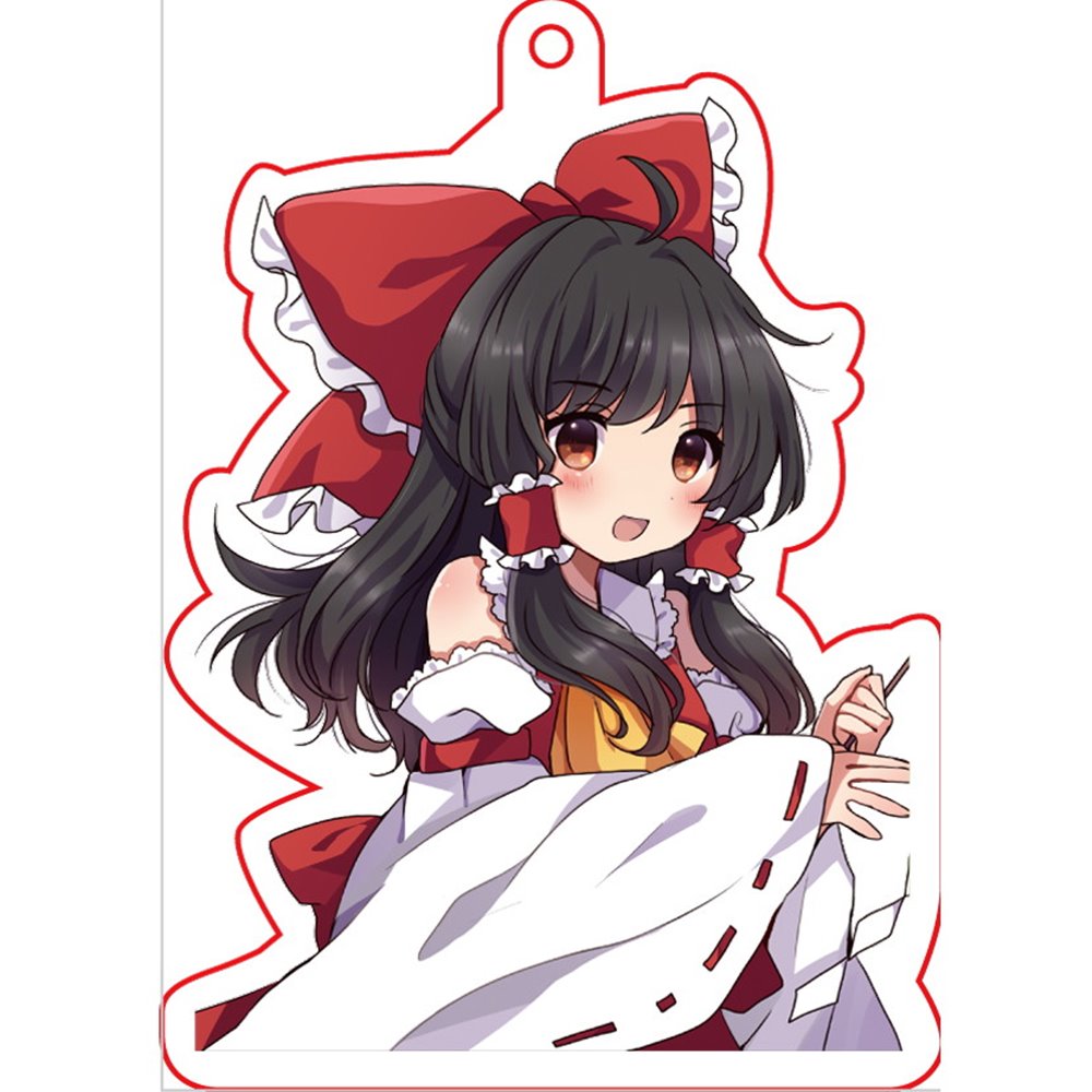 東方project 博麗霊夢　アクリルキーホルダー　紙類セット 新品】東方project「博麗霊夢11-5」アクリルキーホルダー / ぱいそん