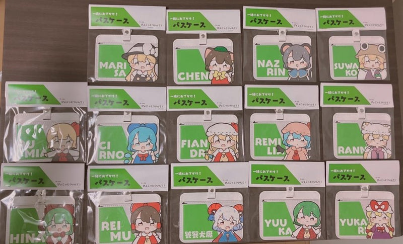 【新品】一緒におでかけ！東方パスケース 橙 / ぴょこっとついんて！ 発売日:2025年02月頃