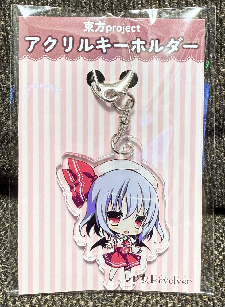 【新品】東方アクリルキーホルダー　レミリア・スカーレットver.2 / 少女Revolver 発売日:2025年02月頃