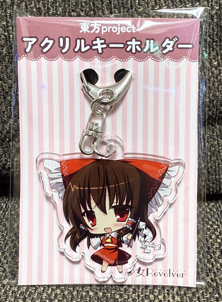 【新品】東方アクリルキーホルダー　博麗霊夢 / 少女Revolver 発売日:2025年02月頃