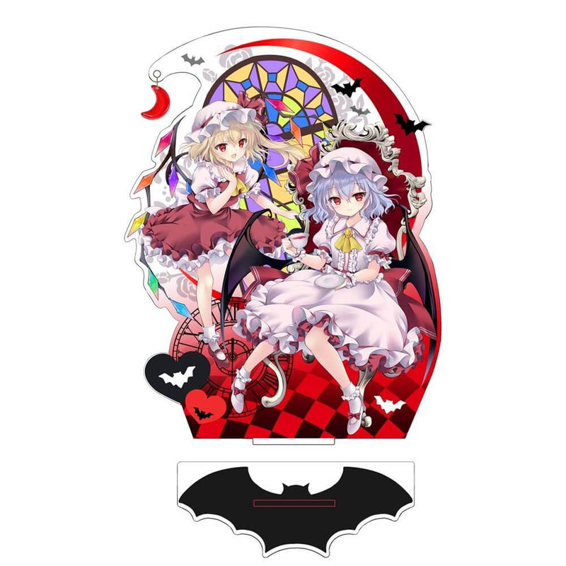 【新品】東方Project ゆらゆらチャーム付きアクリルスタンド「レミリア・スカーレット＆フランドール・スカーレット」 / MILK BAR 発売日:2025年04月24日
