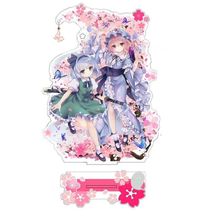 【新品】東方Project ゆらゆらチャーム付きアクリルスタンド「魂魄妖夢＆西行寺幽々子」 / MILK BAR 発売日:2025年04月24日