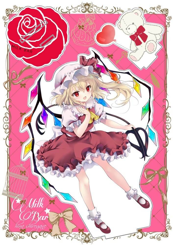 【新品】東方Project パネルタイプアクリルスタンド「フランドール・スカーレット」 / MILK BAR 発売日:2025年04月24日
