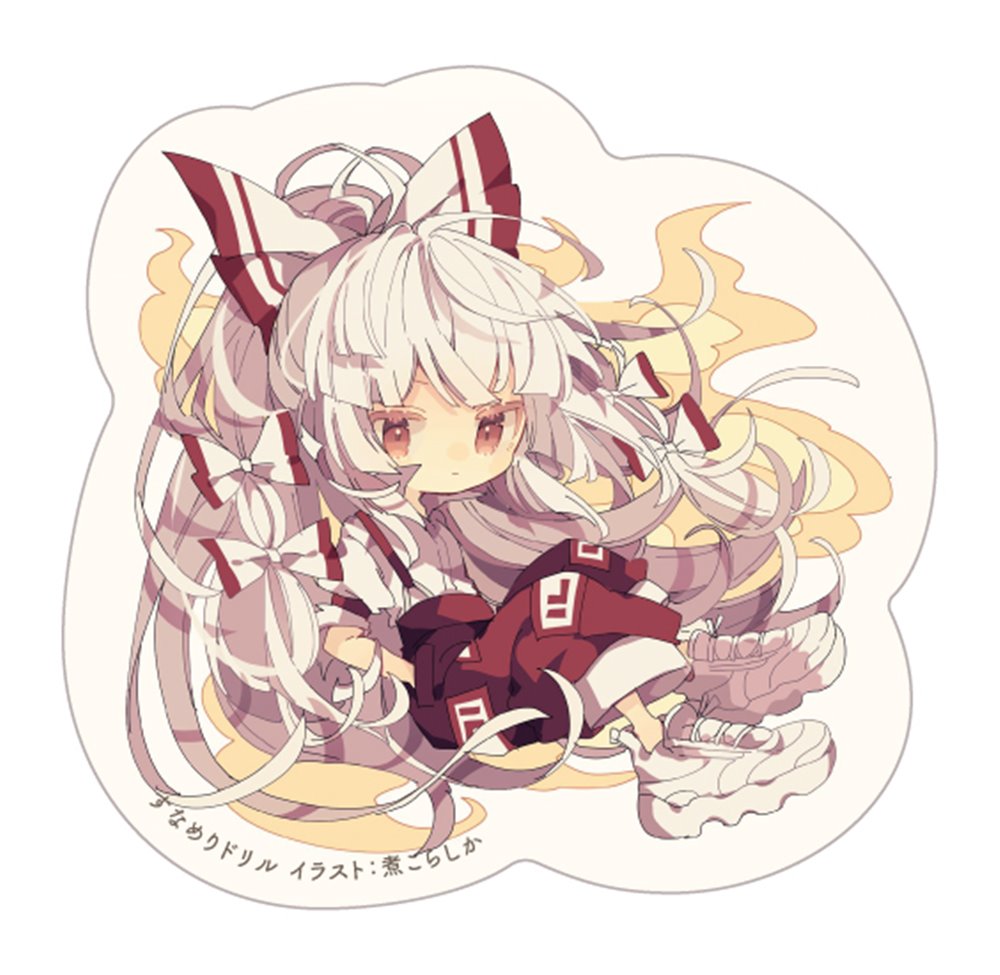 新品】東方Project ステッカー_妹紅(煮こらしか)202503 / すなめり