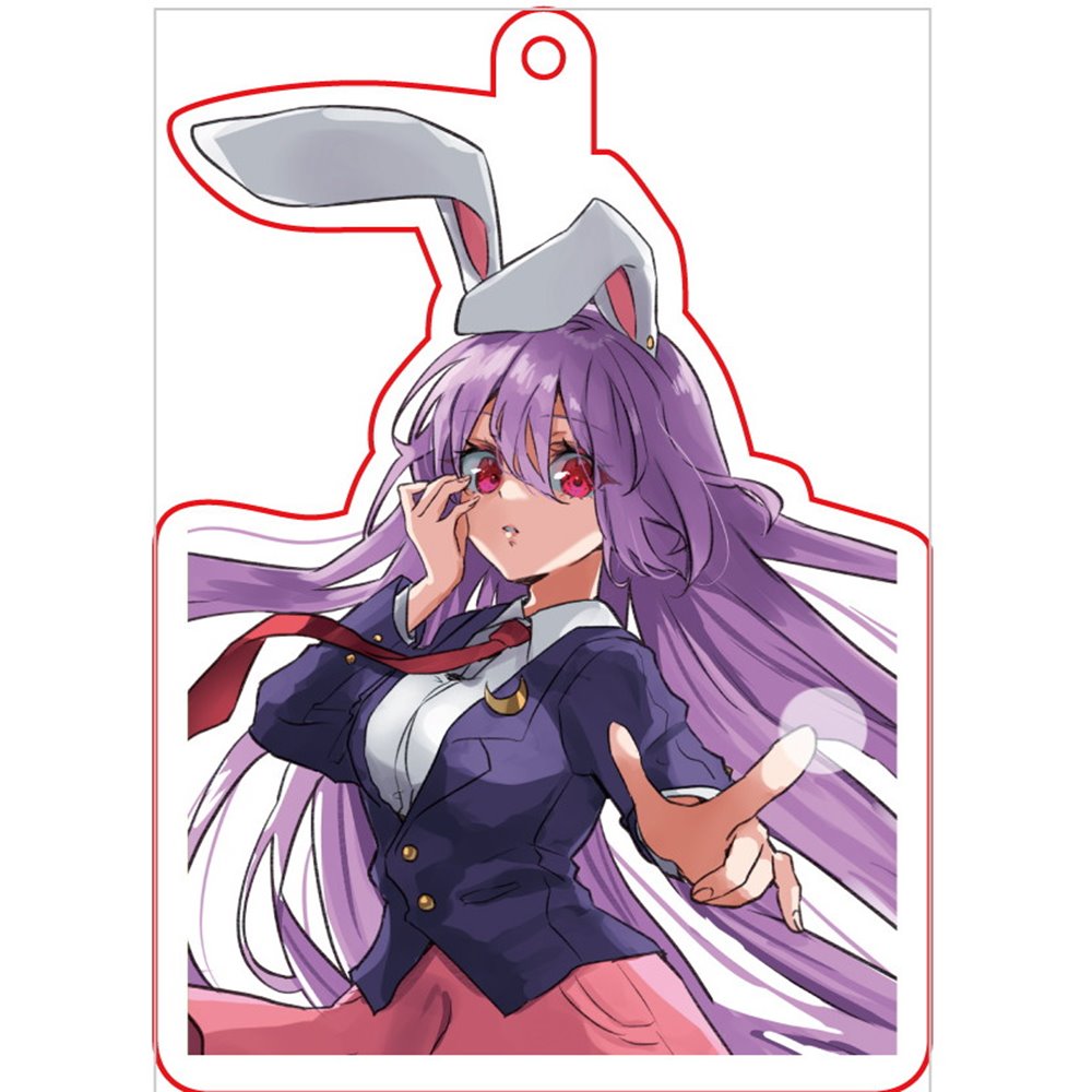 新品】東方project「鈴仙優曇華院イナバ12-1」アクリルキーホルダー