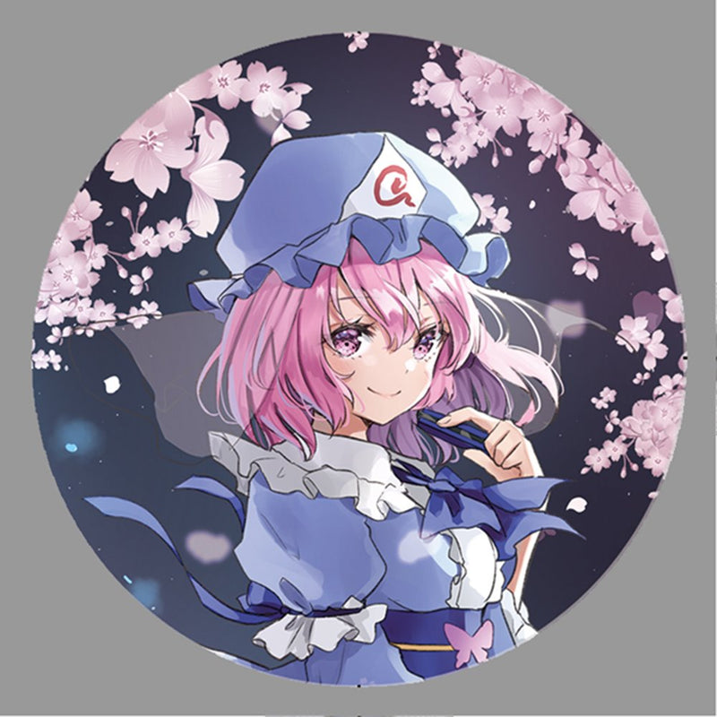 【新品】東方project「西行寺幽々子12-1」大徽章 / ぱいそんきっど 發售日:2025年04月左右