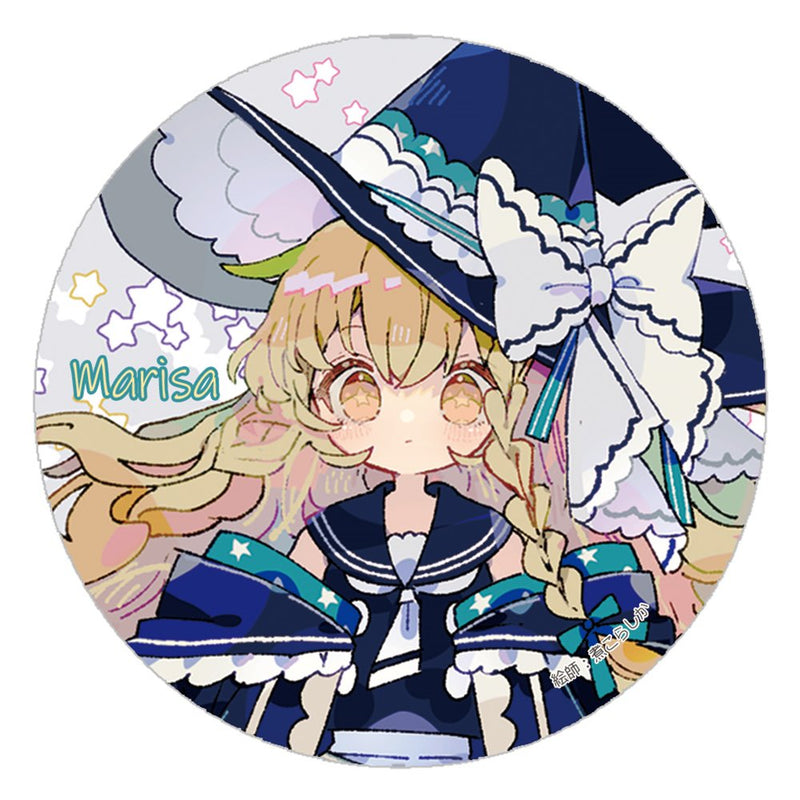 【新品】缶バッジ_魔理沙(煮こらしか)202504 / すなめりドリル 発売日:2025年04月頃