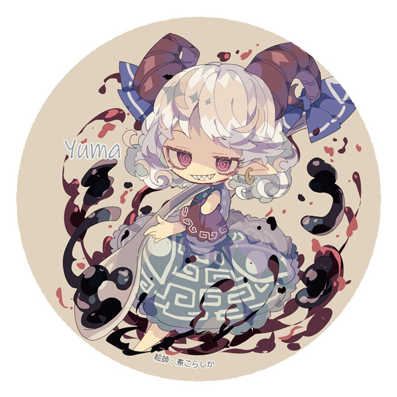 【新品】缶バッジ_饕餮尤魔(煮こらしか)202505 / すなめりドリル 発売日:2025年04月頃