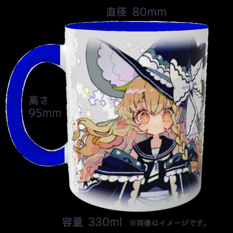 【新品】馬克杯_魔理沙(煮こらしか)202505 / 砂梅利鑽頭 發售日:2025年04月左右