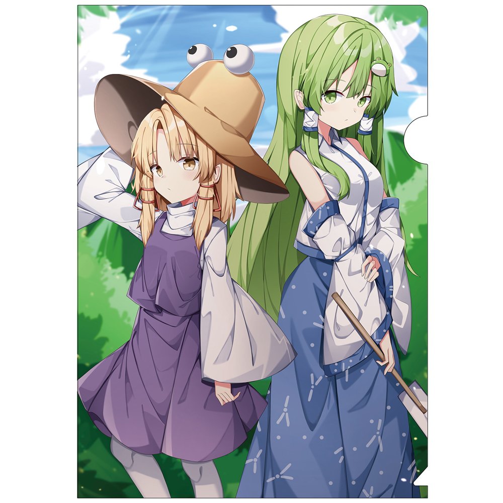 【朧月夜 様】専用・赤/青、各360g＆緑12g×7個≪フォロー割同梱特割特価≫ 新品】東方クリアファイル 諏訪子＆早苗5 / AbsoluteZero 発売日:2025