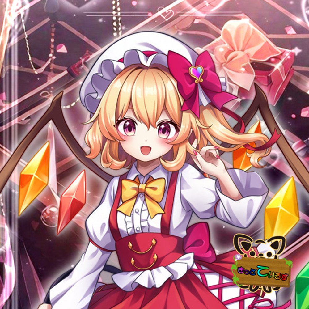 新品】東方projectステッカー「フランドール・スカーレット2」 / きっ