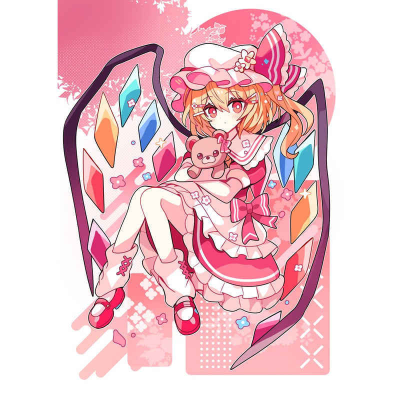 【新品】東方Project クリアファイル フラン_白茶てい / 愛の枷 発売日:2025年04月01日