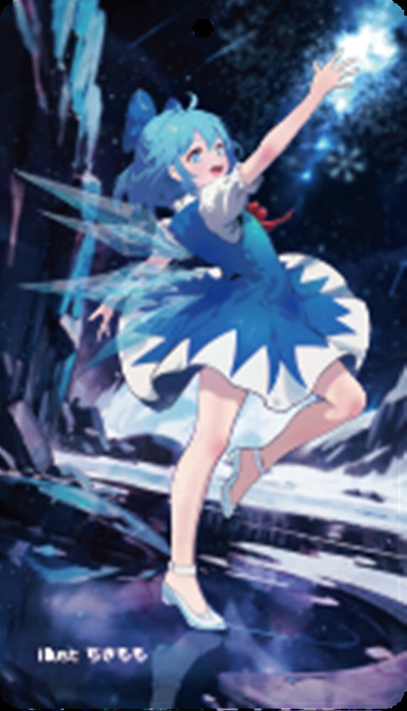 【新品】東方Project　アクリルキーホルダー チルノc-1 / ハチワレキッド 発売日:2025年04月頃