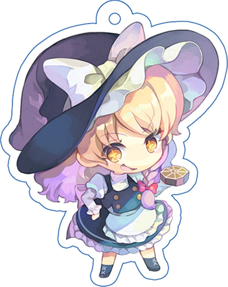 【新品】ちまきゃわ輝針城キーホルダー／魔理沙 / つたささ 発売日:2025年05月頃