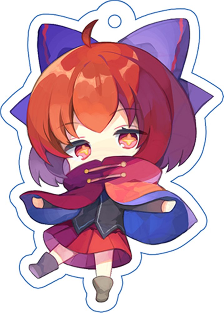 【新品】ちまきゃわ輝針城キーホルダー／赤蛮奇 / つたささ 発売日:2025年05月頃