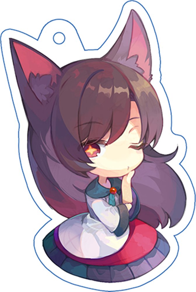 【新品】ちまきゃわ輝針城钥匙扣／影狼 / つたささ 发售日期:2025年05月左右