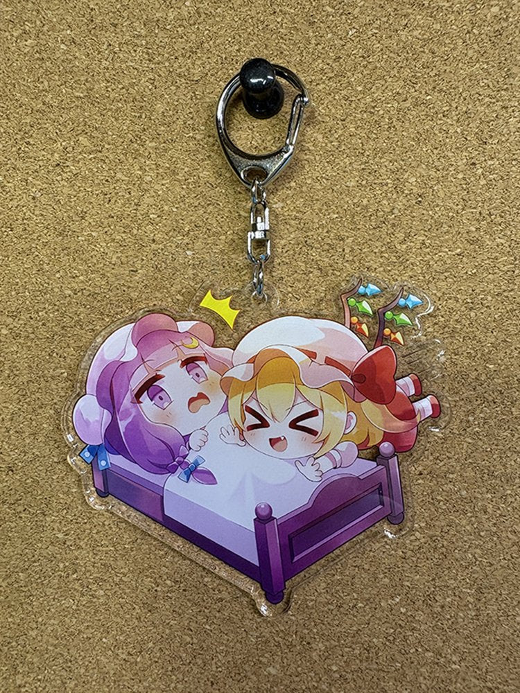 [New Product] Patchouli and Flan Acrylic Keychain (Okirō!) / Chocotto Pancake. Release Date: Around May 2025