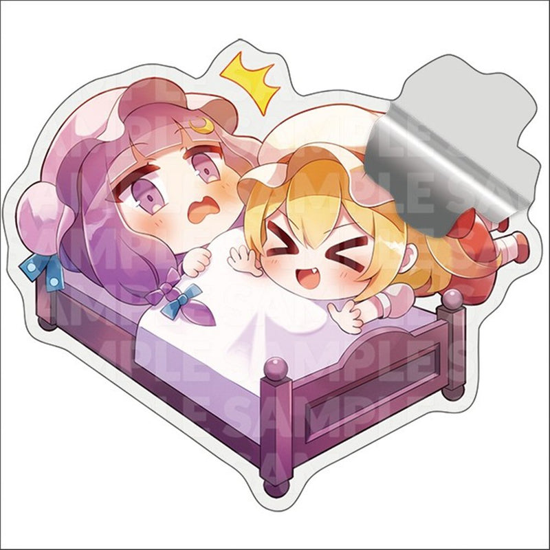 【新品】帕秋莉和芙兰的贴纸（起床吧！） / 小小煎饼。 发售日：2025年05月左右