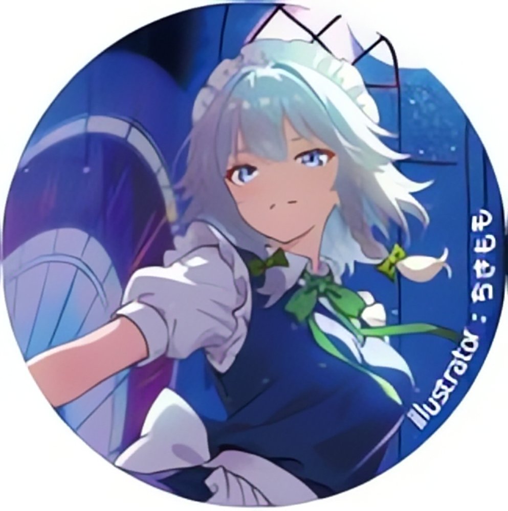 新品】東方Project 57㎜缶バッジ 十六夜咲夜c-1 / ハチワレキッド 発売