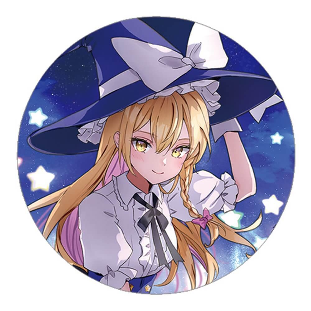 新品】東方project「霧雨魔理沙12-2」ビッグ缶バッジ / ぱいそんきっど