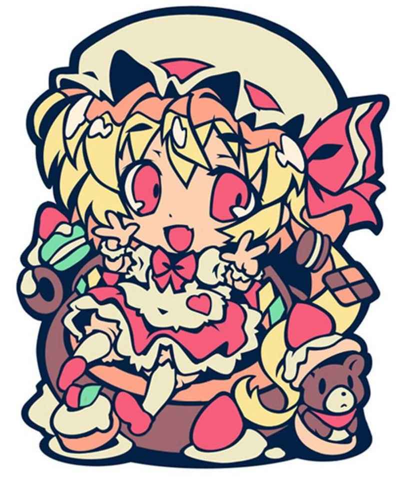 【新品】東方ラバーキーホルダーフランドールVer16 / こすぷれ喫茶娘々 発売日:2025年06月22日