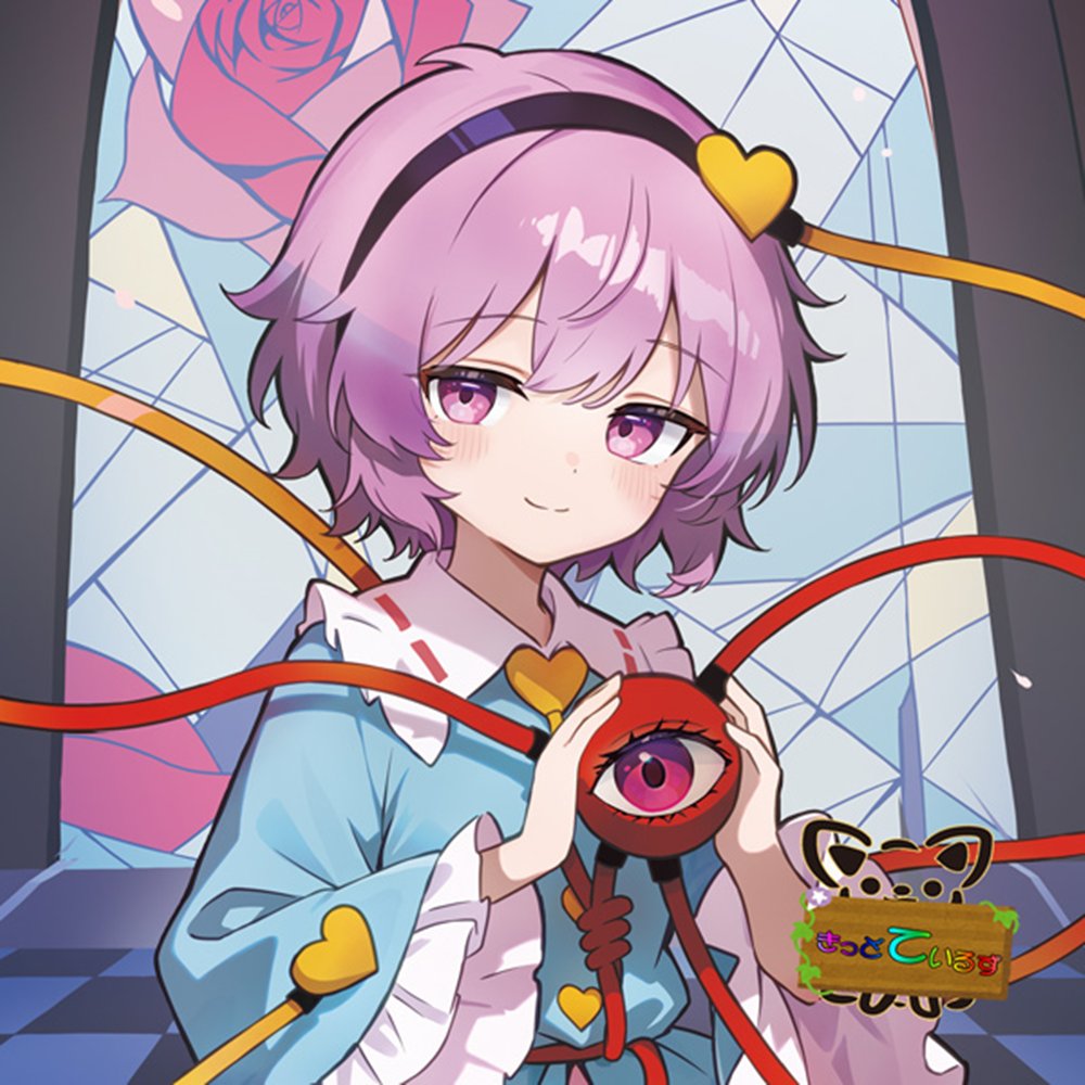 新品】東方projectステッカー「古明地さとり2」 / きっどているず