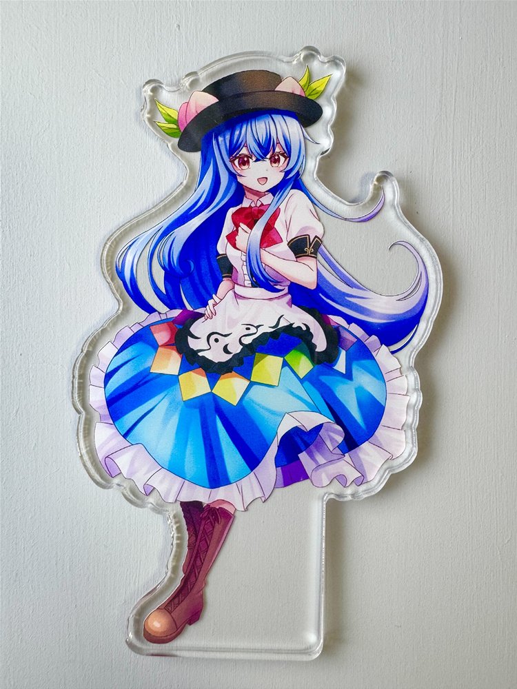 【新品】東方projectダイカットアクリルスタンド「比那名居天子」 / きっどているず 発売日:2025年08月頃