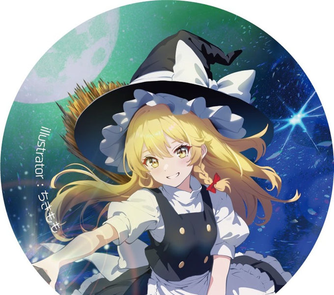 新品】東方Project 57㎜缶バッジ 霧雨魔理沙c-1 / ハチワレキッド 発売