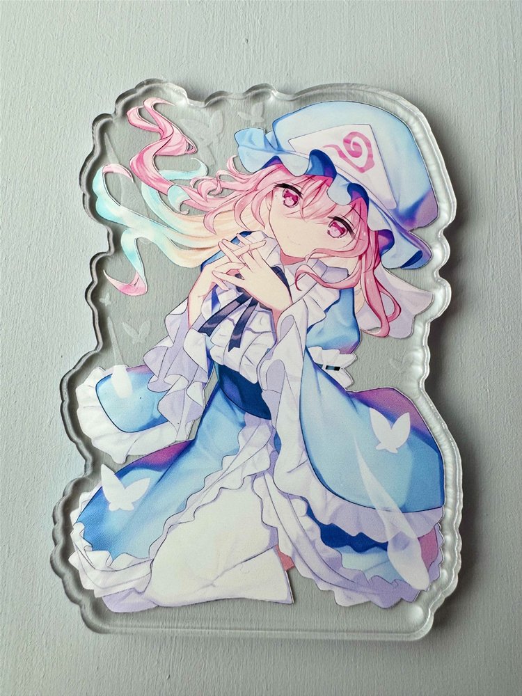 【新品】東方projectダイカットアクリルスタンド「西行寺幽々子」 / きっどているず 発売日:2025年10月頃