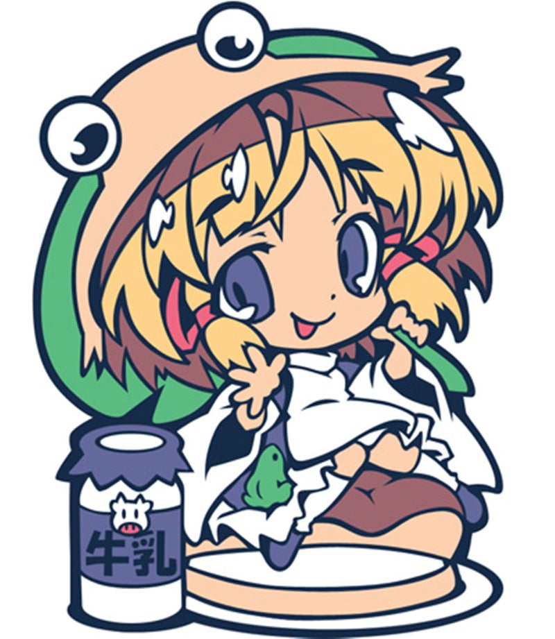 【新品】東方ラバーキーホルダー諏訪子Ver4 / こすぷれ喫茶娘々 発売日:2025年10月頃